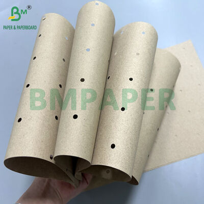 70 gm 80 gm 90 pouces largeur papier kraft perforé brun pour vêtements CAM