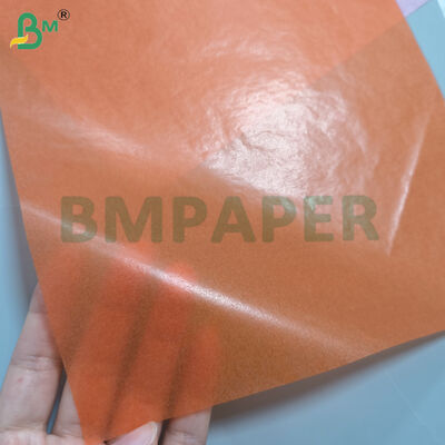 Papier d'emballage alimentaire coloré transparent 23 g/m² pour la pâtisserie / doublures de cheesecake