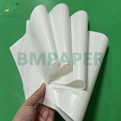 40gr 45gr White Coated Machine Glazed Paper For Wrap Straws 80cm 86cm