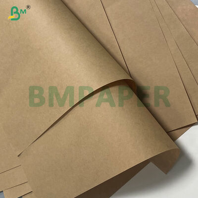 100% de pâte de bois vierge 75 gm 80 gm 85 gm papier kraft brun pour la fabrication de sacs en papier