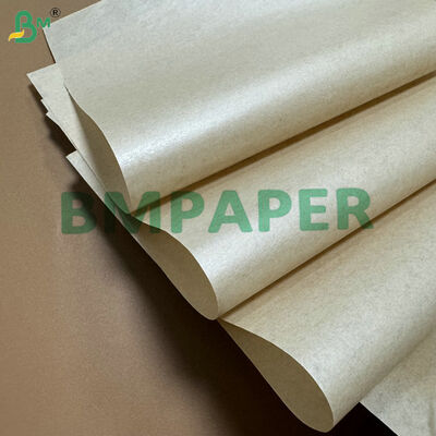 Produit alimentaire étanche à la chaleur 15 gm PE laminé 40 g 50 g papier d'emballage brun pour les fourchettes en plastique