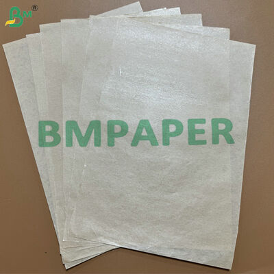 Produit alimentaire étanche à la chaleur 15 gm PE laminé 40 g 50 g papier d'emballage brun pour les fourchettes en plastique
