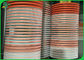 Papier de paille imprimé coloré de la catégorie comestible 60gsm 120gsm de FDA pour les pailles à boire