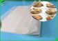 La catégorie comestible blanche du petit pain 22gsm 24gsm 28gsm de papier de boucher a enduit le petit pain de papier de cuisson