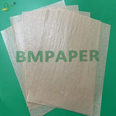 Papeterie à pâte en silicone non toxique non blanchie 40 gm 60 gm feuilles de parchemin à l'épreuve de la graisse pour les biscuits, le pain