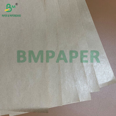 Haute durabilité 40GSM 60GSM papier kraft brun naturel glacé à la machine