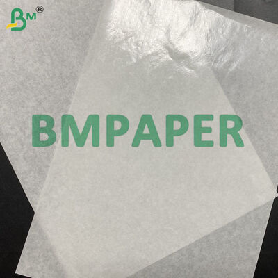 50 gm Papier d'emballage de couverts 40 g + 9 g Feuilles blanches de papier kraft poli-couchées
