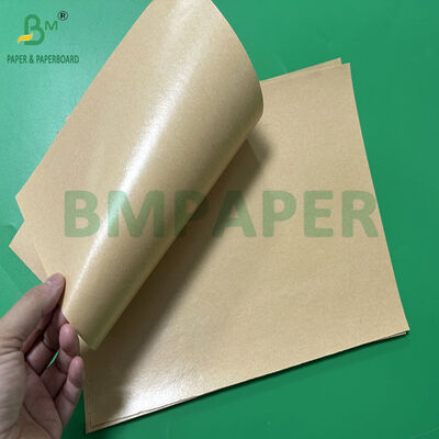 Grain alimentaire 40+9 Papier kraft brun poli-couché pour l'emballage de couverts 800 mm 900 mm
