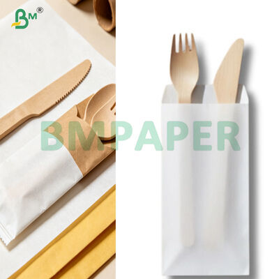 40+9 Papier kraft blanc poly-couché PE papier d'emballage laminé de qualité alimentaire