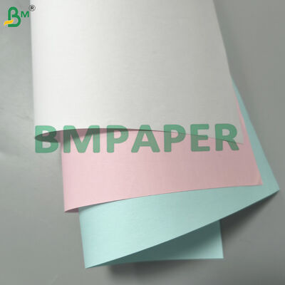 Papier NCR non charbonné brut enduit de revêtement, en feuilles inférieures intermédiaires supérieures non collées