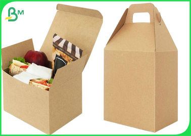 250 gm - 400 gm Ruloir de papier kraft brun naturel non blanchi pour contenant alimentaire