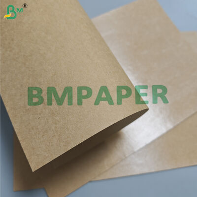300 gm + 15 g de papier kraft brun revêtu en PE pour plateau de nourriture de rue 85 cm
