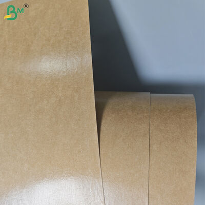 300 gm + 15 g de papier kraft brun revêtu en PE pour plateau de nourriture de rue 85 cm