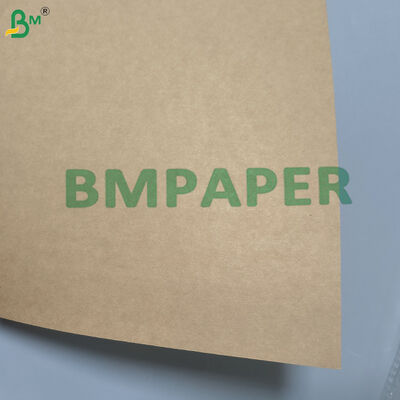 Revêtement imperméable de PE de récipient de nourriture de papier d'emballage enduit de PE de Brown d'un côté