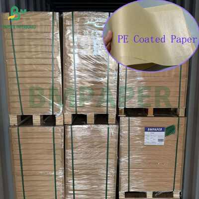 Papier couché PE 30 g/m² résistant à l'huile pour emballage de couverts 70 x 100 cm