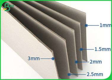 2.2mm 2.4mm feuilles de carton gris adiabatique Taille personnalisée pour l'emballage de feuille