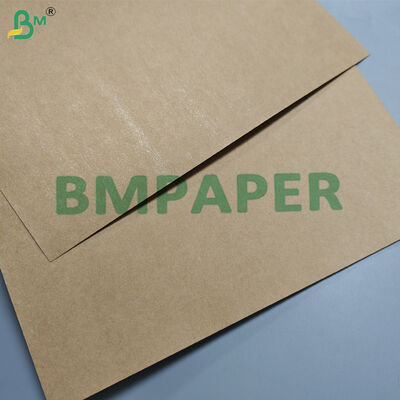 250gsm + 15g PE Coated Kraft Paper Cardboard For Greasy Soup Container 650mm