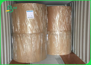 Papier kraft revêtu en PE 200 grammes + 15 grammes de PE 70 cm en rouleau Pour emballage alimentaire