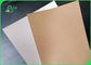 140 - la bonne rigidité 170g un côté a imprimé le papier blanc/de brun emballage pour l'emballage