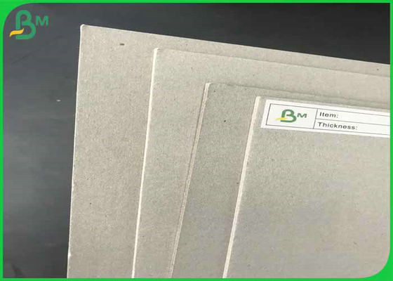Papier gris recyclé de carton gris de pulpe 70*100cm 1mm 1.5mm 2mm feuilles de carton gris pour l'emballage