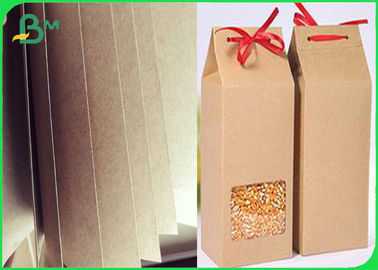 Bobina De Papel Kraft recyclé 110 - 220 gm étanche à l'humidité pour l'emballage