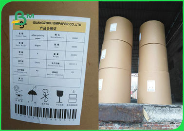 70 gm 80 gm 100 gm Papier offset non revêtu pour livres Haute douceur