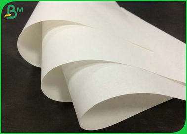 70GSM rouleau de papier kraft blanc vierge naturel pour sacs à provisions