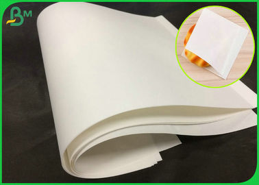 70GSM rouleau de papier kraft blanc vierge naturel pour sacs à provisions