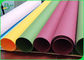 Tissu multicolore de papier d'emballage pour rendre le label de tissu lavable