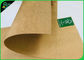 FDA a certifié le petit pain de papier de conteneur de nourriture du panneau 250gsm 300gsm de papier de Brown emballage