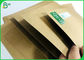 Feuille non blanchie pliable de papier de Brown de contact de nourriture de panneau de revêtement de 300G Papier d'emballage