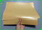 petit pain de papier d'emballage alimentaire de 45gr 47gr Brown Papier d'emballage avec 1 revêtement latéral de PE