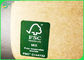 OIN qui respecte l'environnement du petit pain FSC FDA de papier d'emballage de nourriture de Brown de papier de 50g emballage