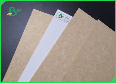 papier enduit blanc de dos de 200g 250g CKB Papier d'emballage pour la nourriture de boîte à pommes frites directe