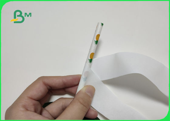 Petit pain de papier d&amp;#39;emballage de paille de 24gsm 28gsm pour l&amp;#39;emballage de baguettes dégradable