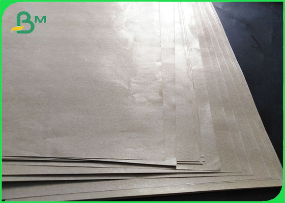 Rouleau de papier kraft brun PE revêtu d'une seule face 80 gm