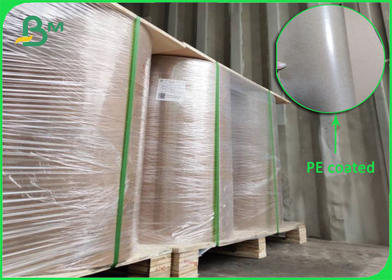 Rouleau de papier kraft brun PE revêtu d'une seule face 80 gm