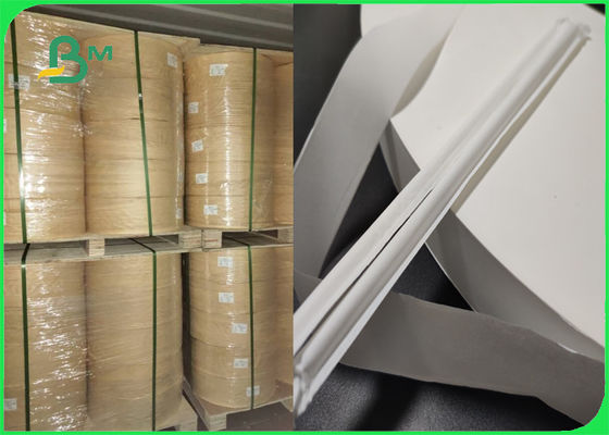 Papier d'emballage de paille alimentaire biodégradable approuvé par la FDA 32 mm 44 mm 24 26 28 gm