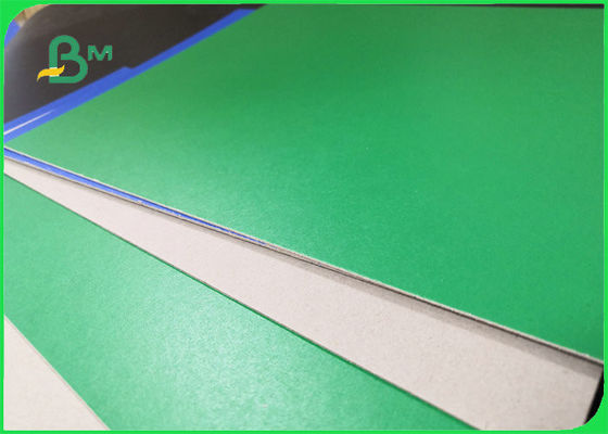 1mm Grey Paperboard For File Folders couvert vert/bleu de 1.2mm a stratifié