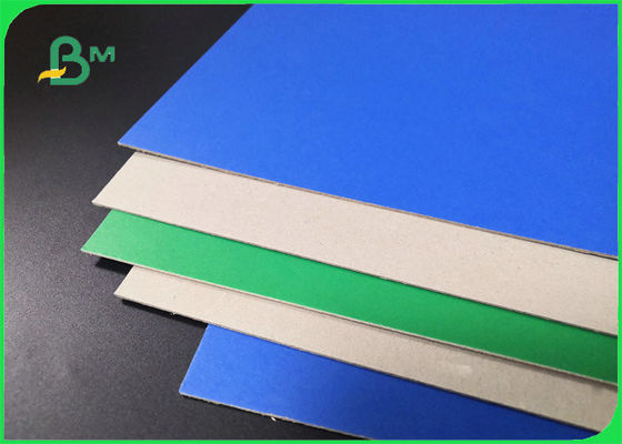 1mm Grey Paperboard For File Folders couvert vert/bleu de 1.2mm a stratifié