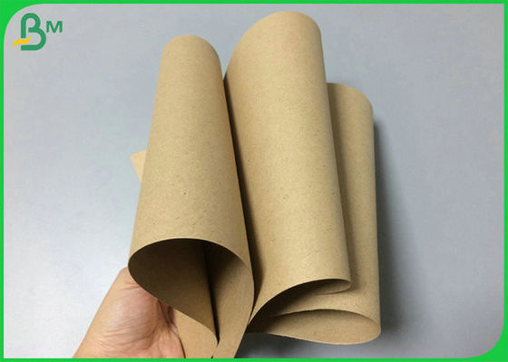 Pas de revêtement 60g 80g Papier kraft brun pour couverture de ordinateur portable Matériau de base