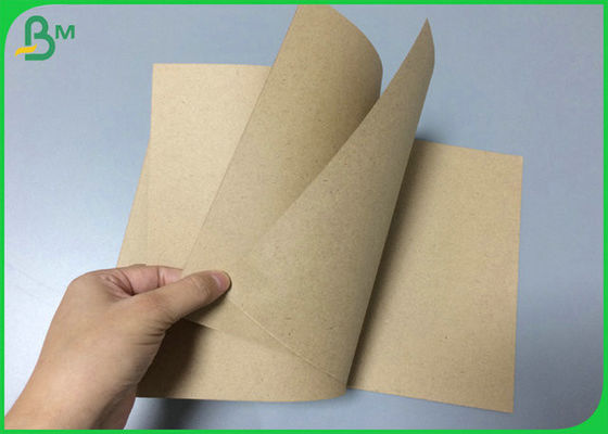 Pas de revêtement 60g 80g Papier kraft brun pour couverture de ordinateur portable Matériau de base