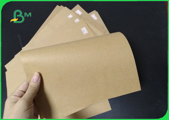 couleur naturelle de papier d'emballage Brown de revêtements de papier de nourriture de 75gsm Papier d'emballage