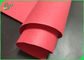 matériel lavable de sacs à main de Rolls emballage de tissu rouge 0.55mm recyclable de papier de 0.3mm