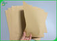 Papier complètement biodégradable de Brown emballage 70gr 80gr aux sacs de pain de boulangerie