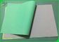 Couleur vert-bleu rose CFB sans carbone 50g de papier avec la pâte de bois naturelle de 100%