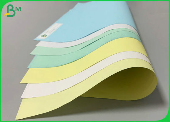 papier autocopiant vert bleu de largeur de 55gsm 787mm pour faire le carnet des quittances A5