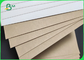 Le papier compostable de Papier d'emballage a enduit la catégorie comestible moyenne 270gsm de papier de Papier d'emballage Brown