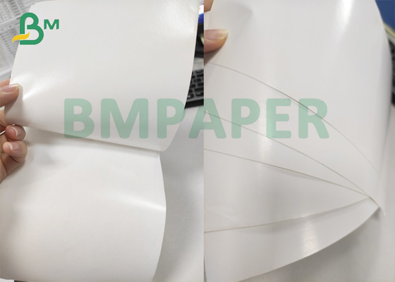 Papier arrière blanc de papier auto-adhésif de lustre imprimable collant élevé