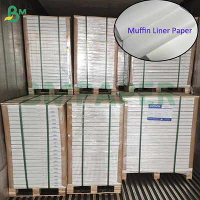 40gsm Size Customize White Premium Muffin Liner Paper For Tulip Cupcake Baking cup